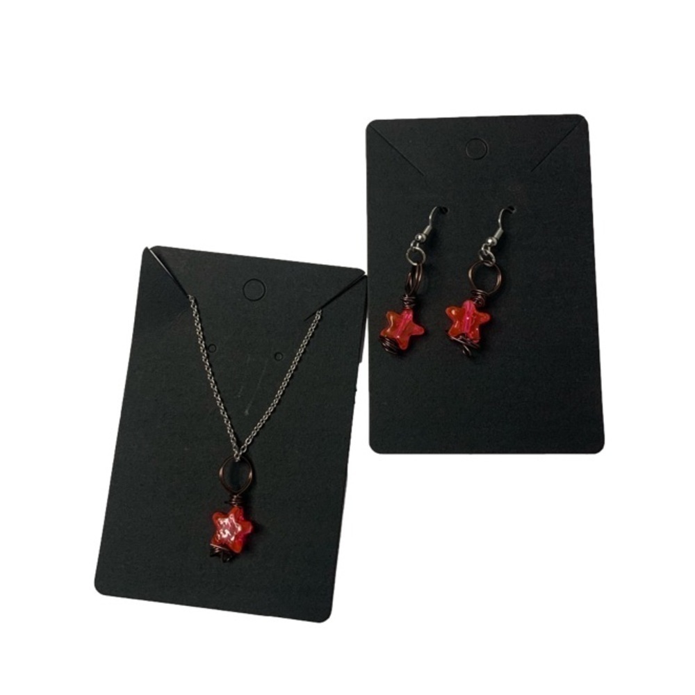 Pink star set